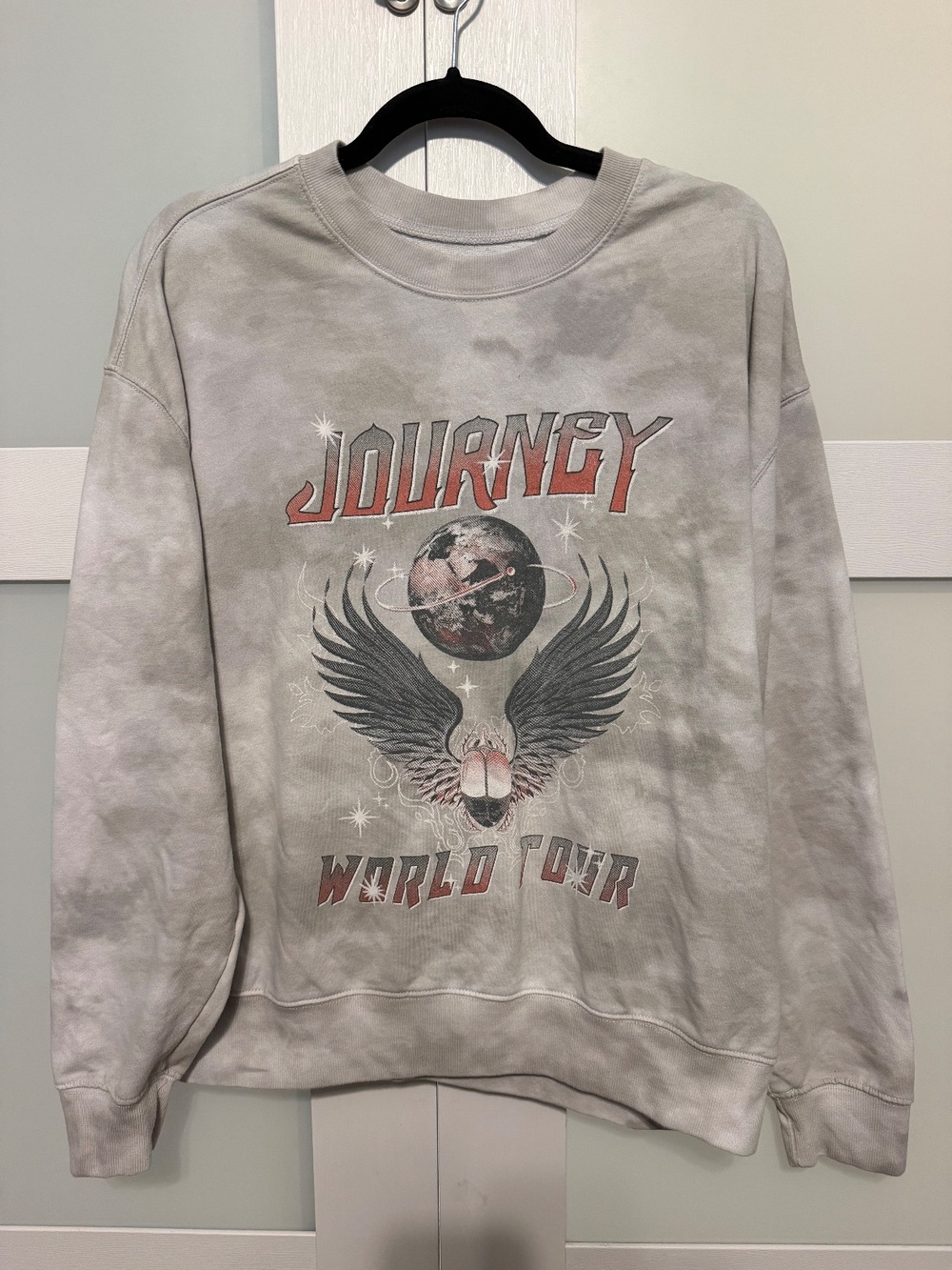 Journey World Tour Graphic Tie Dye Sweatshirt XL
